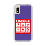 Slim Protection Case［ FRAGILE Sticker - Purple ］