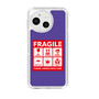 Slim Protection Case［ FRAGILE Sticker - Purple ］