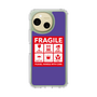 Slim Protection Case［ FRAGILE Sticker - Purple ］