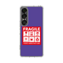 Slim Protection Case［ FRAGILE Sticker - Purple ］