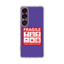 Slim Protection Case［ FRAGILE Sticker - Purple ］
