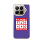 Slim Protection Case［ FRAGILE Sticker - Purple ］