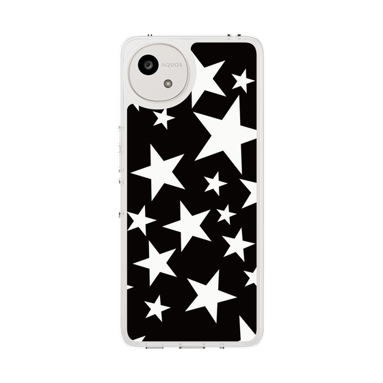 Slim Protection Case［ Stars - Black ］