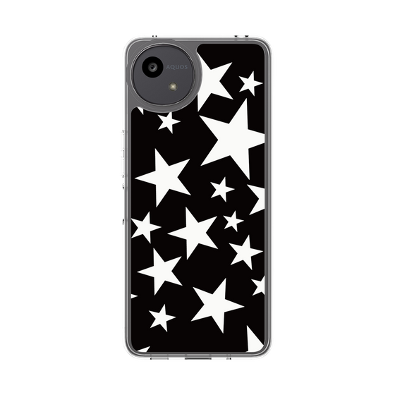 Slim Protection Case［ Stars - Black ］