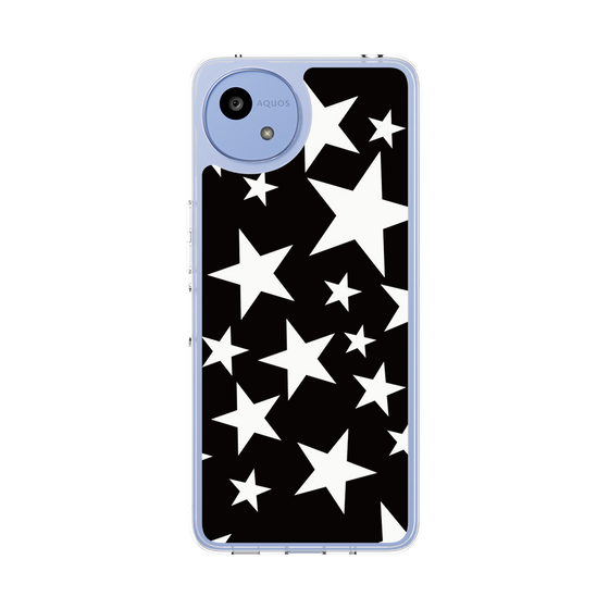 Slim Protection Case［ Stars - Black ］