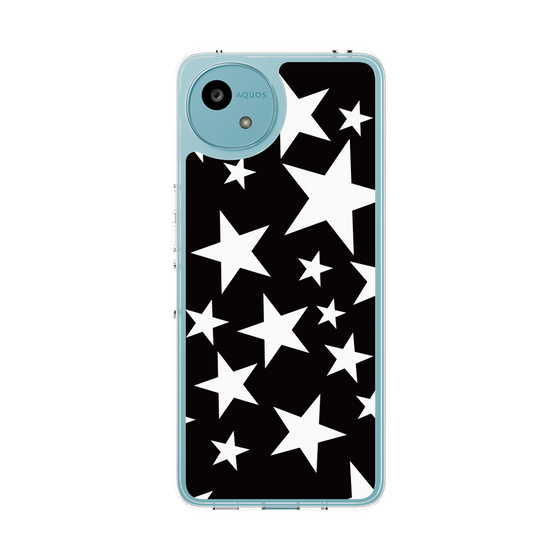 Slim Protection Case［ Stars - Black ］