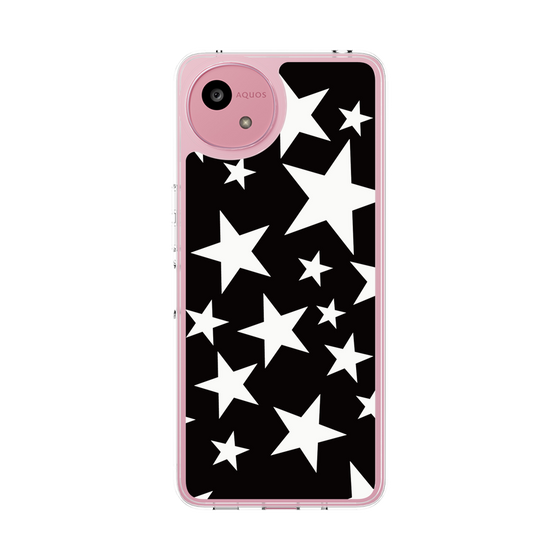 Slim Protection Case［ Stars - Black ］