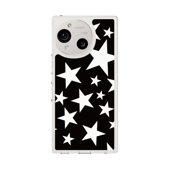Slim Protection Case［ Stars - Black ］