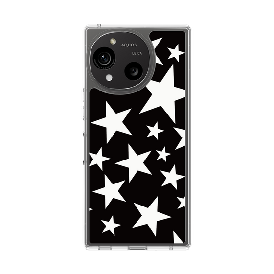 Slim Protection Case［ Stars - Black ］