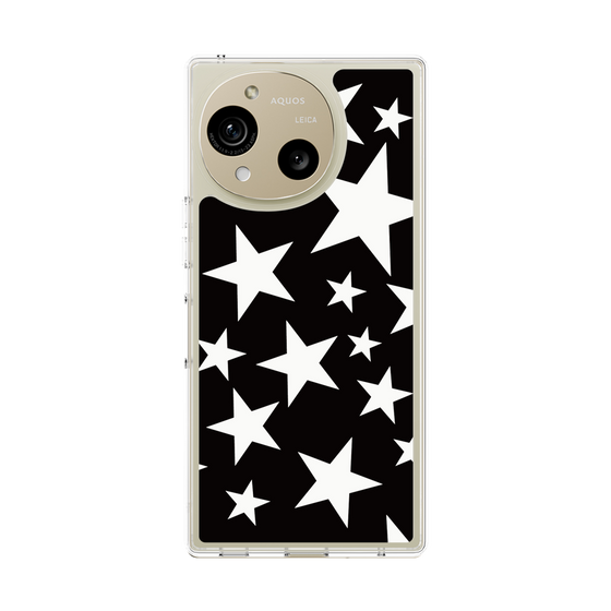 Slim Protection Case［ Stars - Black ］