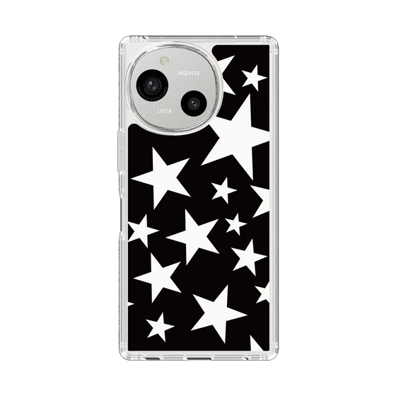 Slim Protection Case［ Stars - Black ］
