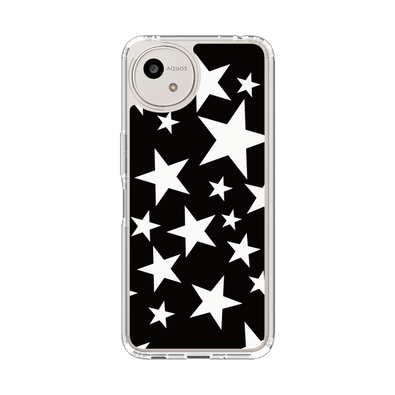 Slim Protection Case［ Stars - Black ］