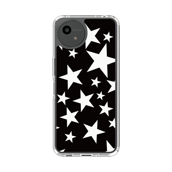 Slim Protection Case［ Stars - Black ］