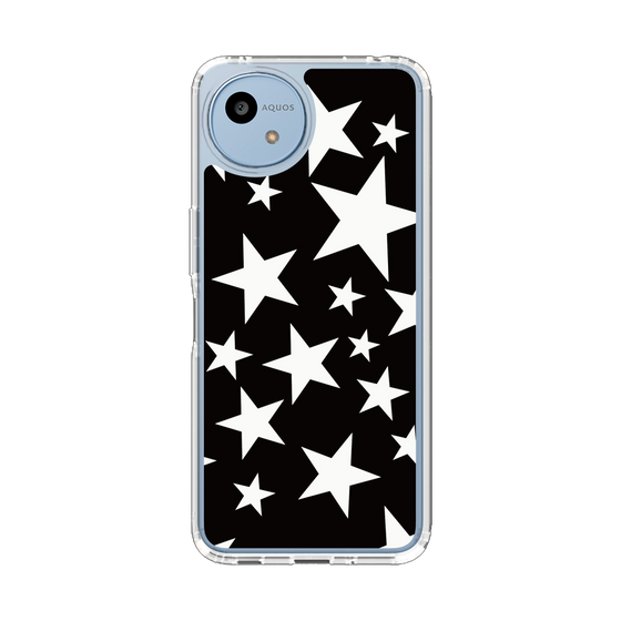 Slim Protection Case［ Stars - Black ］
