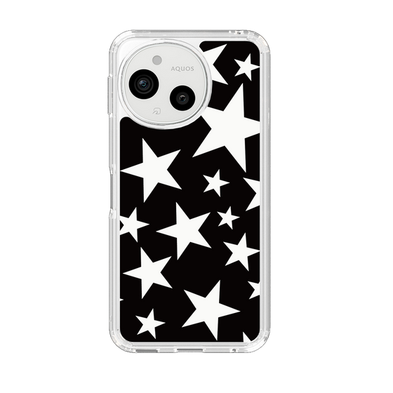 Slim Protection Case［ Stars - Black ］