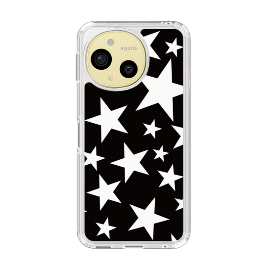Slim Protection Case［ Stars - Black ］