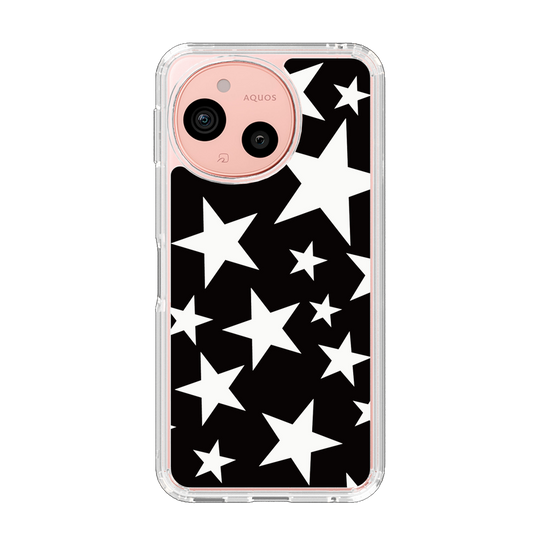 Slim Protection Case［ Stars - Black ］
