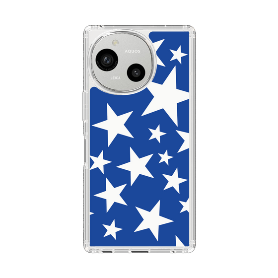 Slim Protection Case［ Stars - Blue ］