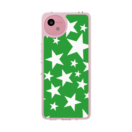 Slim Protection Case［ Stars - Green ］