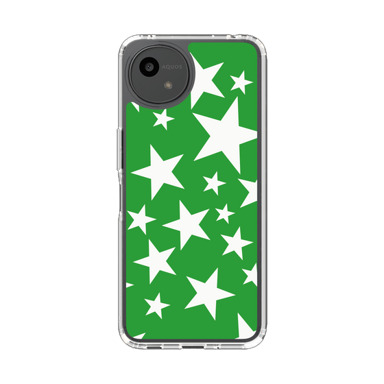 Slim Protection Case［ Stars - Green ］
