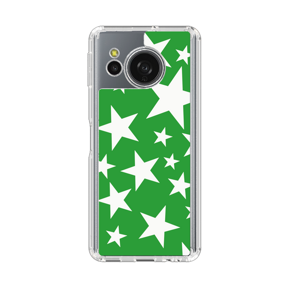 Slim Protection Case［ Stars - Green ］