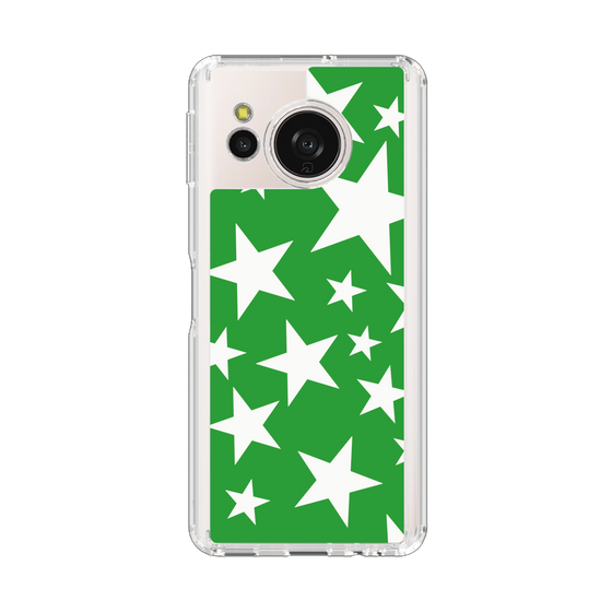 Slim Protection Case［ Stars - Green ］
