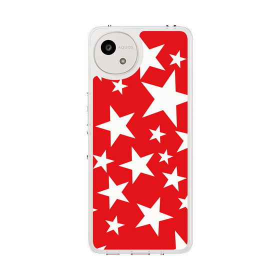 Slim Protection Case［ Stars - Red ］