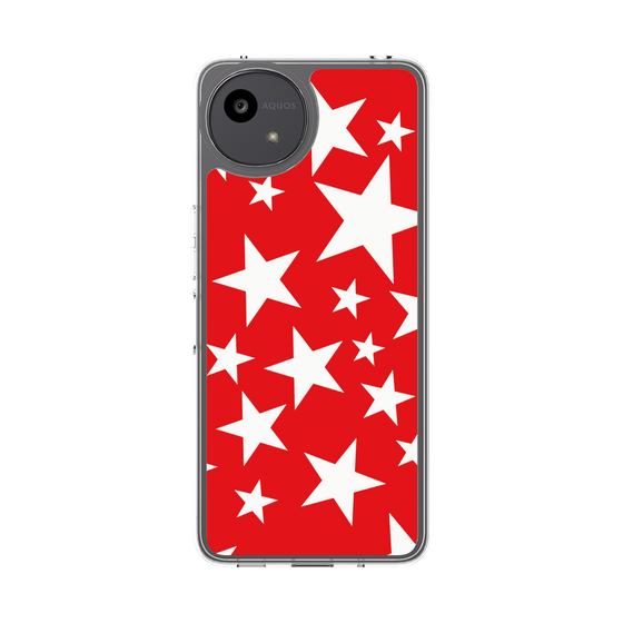 Slim Protection Case［ Stars - Red ］