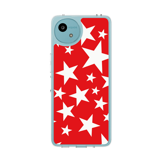 Slim Protection Case［ Stars - Red ］