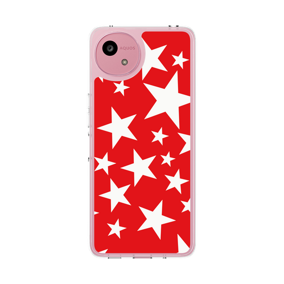 Slim Protection Case［ Stars - Red ］