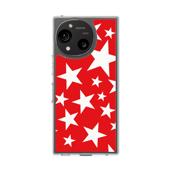 Slim Protection Case［ Stars - Red ］