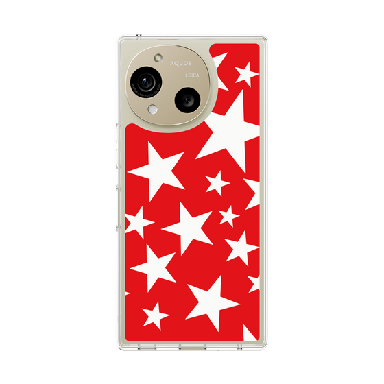 Slim Protection Case［ Stars - Red ］