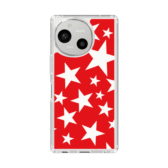 Slim Protection Case［ Stars - Red ］