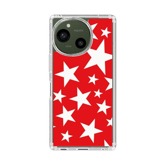 Slim Protection Case［ Stars - Red ］