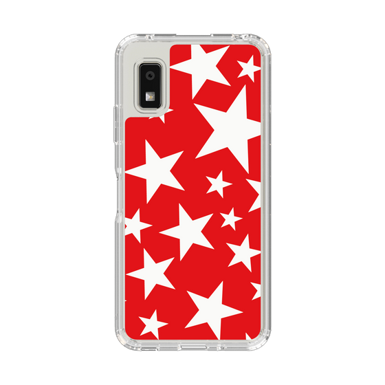 Slim Protection Case［ Stars - Red ］