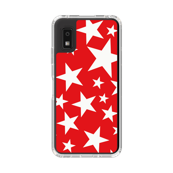 Slim Protection Case［ Stars - Red ］