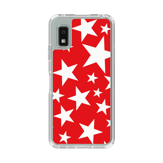 Slim Protection Case［ Stars - Red ］