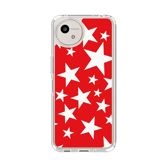 Slim Protection Case［ Stars - Red ］