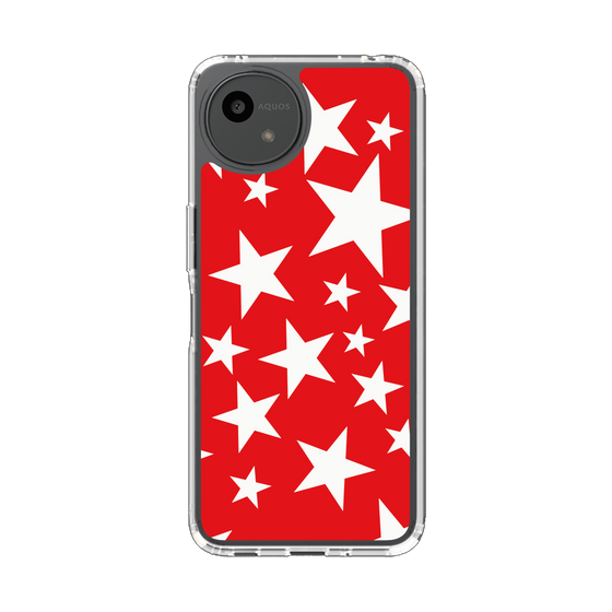 Slim Protection Case［ Stars - Red ］