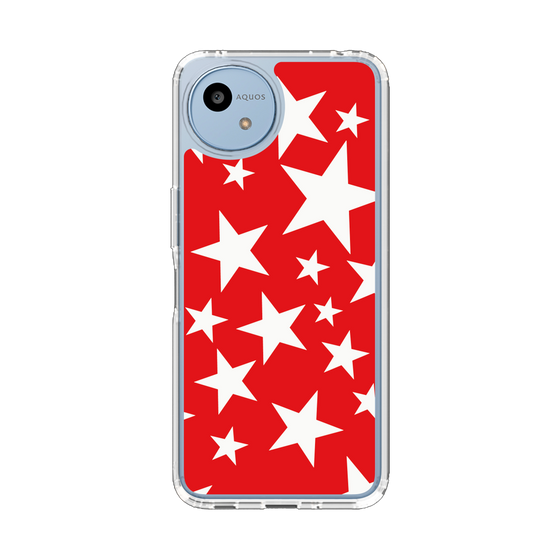 Slim Protection Case［ Stars - Red ］