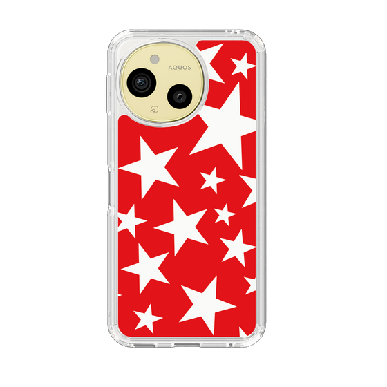 Slim Protection Case［ Stars - Red ］