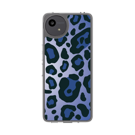 Slim Protection Case［ Leopard - Blue ］