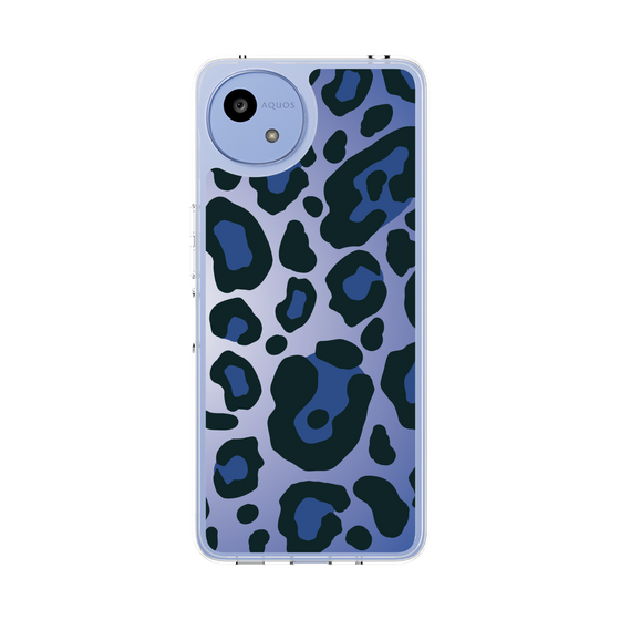 Slim Protection Case［ Leopard - Blue ］