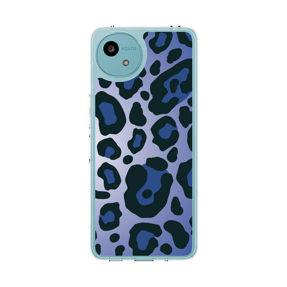 Slim Protection Case［ Leopard - Blue ］