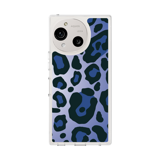 Slim Protection Case［ Leopard - Blue ］