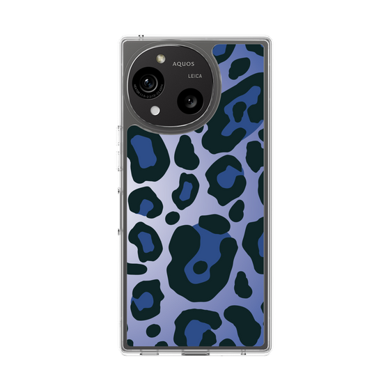 Slim Protection Case［ Leopard - Blue ］