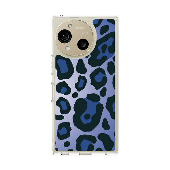 Slim Protection Case［ Leopard - Blue ］
