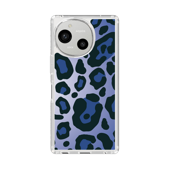 Slim Protection Case［ Leopard - Blue ］