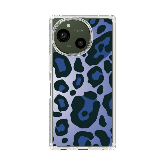 Slim Protection Case［ Leopard - Blue ］