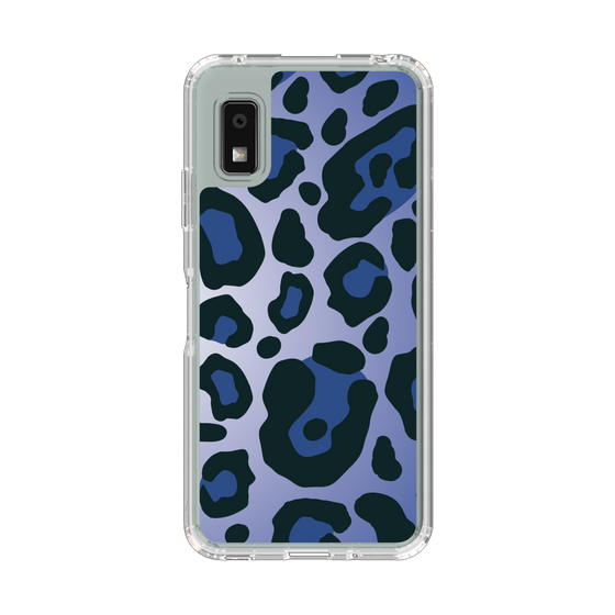 Slim Protection Case［ Leopard - Blue ］